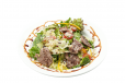Roasted beef with crunchy fragrant salad