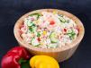 Orzo Pasta With Grilled Prawns Salad