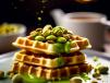 Pistachio Waffles