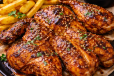 Honey Glazed Chicken Charcoal (Half)