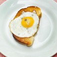 Half Fry Egg Sandwich
