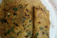 Methi With Corn Paratha