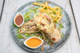 Malai Chicken Tikka Roll