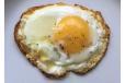 Half fry egg