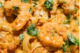 Prawns Pasta Alfredo  Rosa Sauce