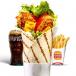 King’s Wrap - Crispy Chicken Large Meal