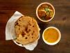Roti And Chicken Curry Combo