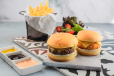 2pcs Mini Burger