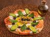 Labneh And Vegetables Manoushe