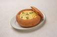 Cheddar Broccoli in Bread Bowl
