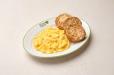 Scrambled Eggs Buttered Toast