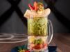 Avocado With Ice Cream and Fruits