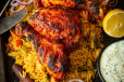 Tandoori biryani leg 
