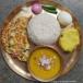 Omelette Rice Thali