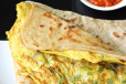 Omelette Parotta Sandwich