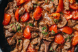 Tomato Pan Fry with Meat