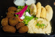 Gathering Box  and Hummus + Falafel + Foul + Liver and