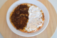 Labneh+ zaatar flatbread large