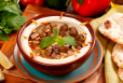 Hummus with Meat