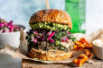 Chicken Quinoa And Aqua Kale Burger