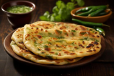 Green Chili Poratta
