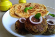 Shami Platter (3 Pc) With Puri Paratha
