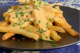 Cheesy Fries (Topping with Cheddar cheese)