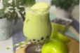 APPLE MILK SHEAKE BOBA