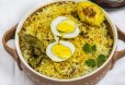Egg Biryani with Free Kheer