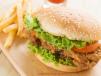 Zinger Burger With French Fries