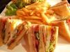 Vegetable Club Sandwich