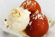 Gulab Jamun with Ice Cream 1 piece