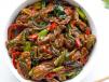Beef Hot Basil Leaves Curry