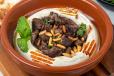 Hummus with meat