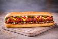 Chili Hotdog Sandwich