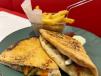 Tunisian Vegetarian Makloub With Frech Fries