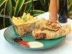 Tunisian Mlewi Tuna And Smoked Turkey With French Fries