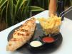 Baguette Farcie Shrimp With French Fries