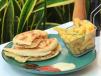 Tunisian Chicken Chapati With French Fries