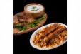 Mutton meat Kebab Biryani
