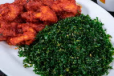Spinach Pepper Prawn