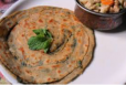 Pudina Paratha With Butter