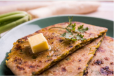 Amritsari Pudina Paratha With Butter