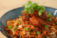 Triple Veg Shezwan Fried Rice With Veg Manchurian Sauce