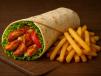Chicken Wrap With Fries