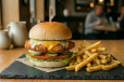 Chicken Burger With Fries
