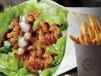 Zinker Wrap With Fries And 8 Oz Arabian Mocha Coffee