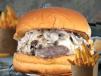 Beef Burger With Mushroom With Fries