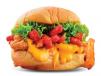 Cheetos Fried Chicken Burger With Fries