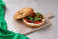 Labneh With Vegetable Bagel